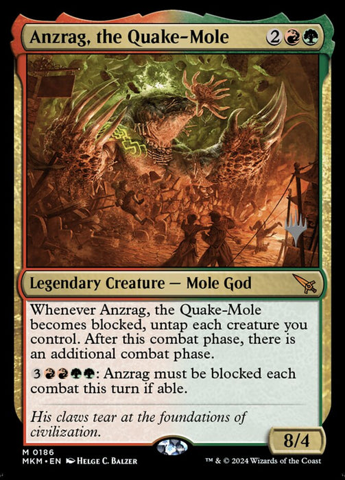 Anzrag, the Quake-Mole - Legendary (Foil)