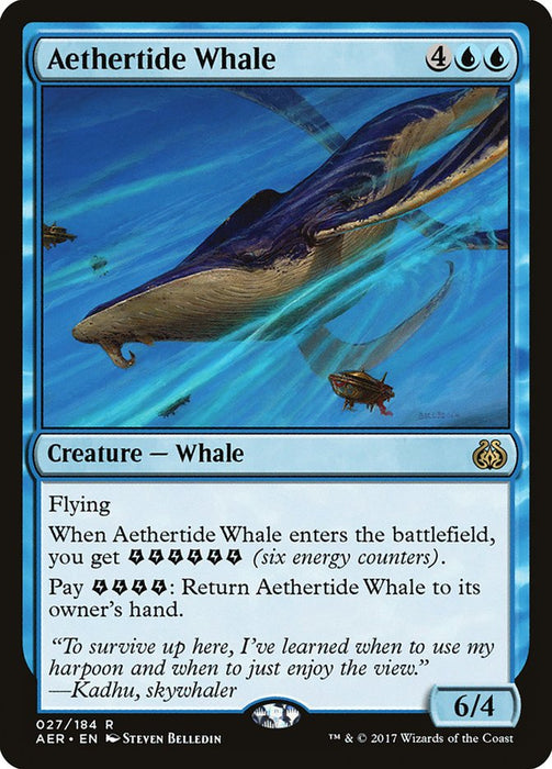 Baleine d'Éthertide (feuille)