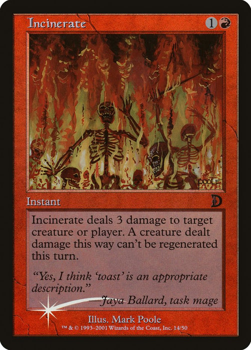 Incinerate  (Foil)