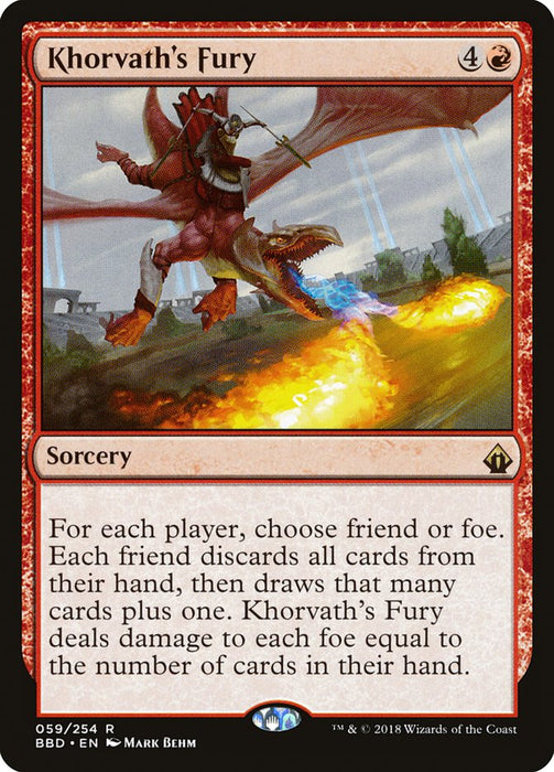 Khorvath's Fury  (Foil)