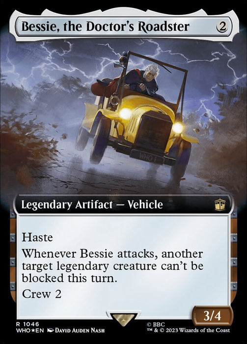 Bessie, the Doctor's Roadster - Legendary- Extended Art (Foil)