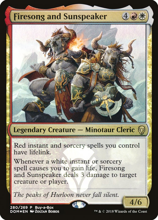 Firesong and Sunspeaker  - Legendary (Foil)