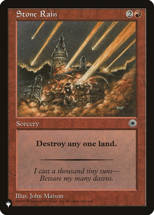 Stone Rain - Retro Frame