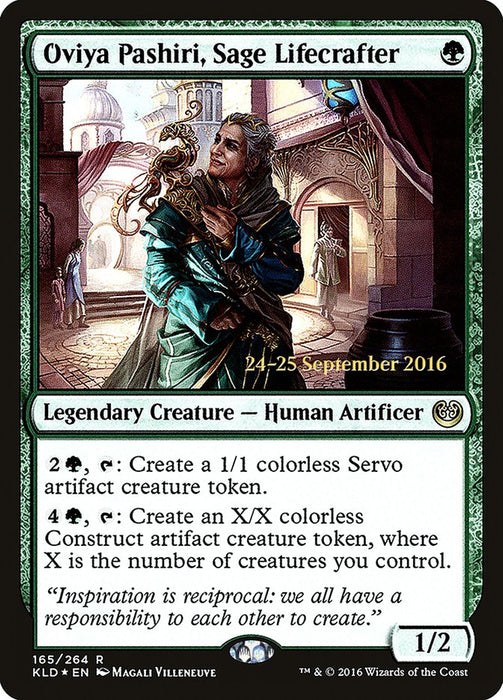 Oviya Pashiri, Sage Lifecrafter  (Foil)