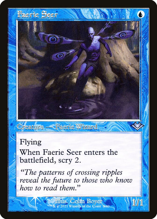 Faerie Seer - Retro Frame  (Foil)