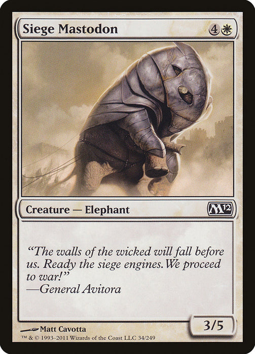 Siege Mastodon  (Foil)