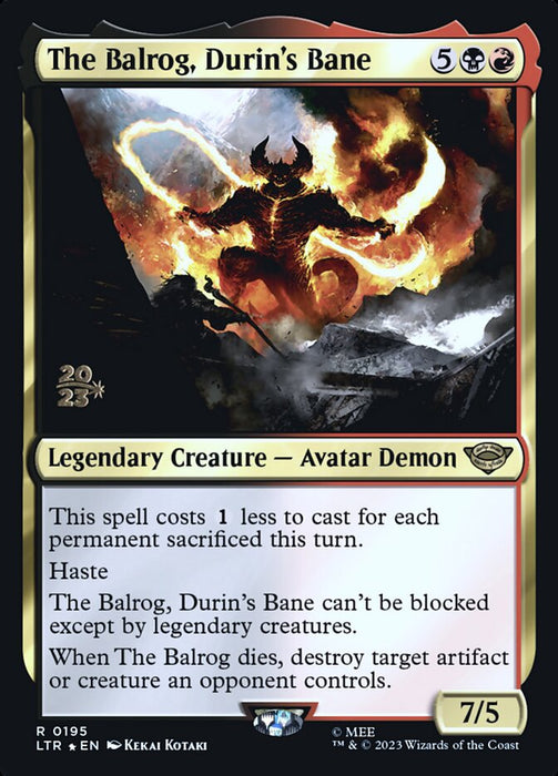 The Balrog, Durin's Bane - Legendary (Foil)
