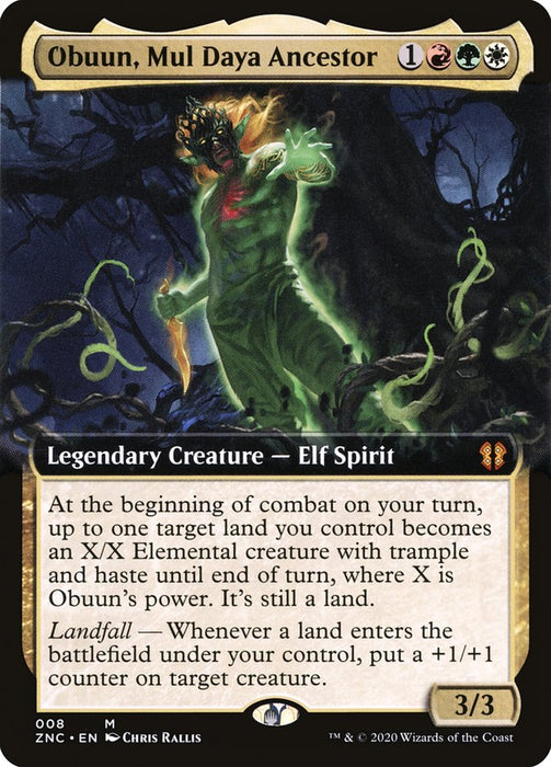 Obuun, Mul Daya Ancestor  - Legendary - Extended Art (Foil)