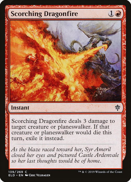 Scorching Dragonfire  (Foil)