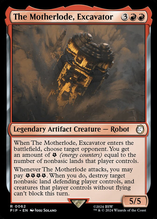 The Motherlode, Excavator - Legendary