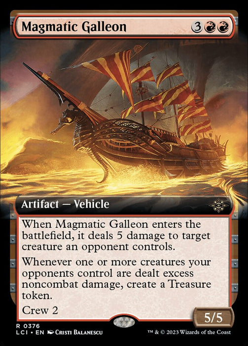 Magmatic Galleon - Extended Art