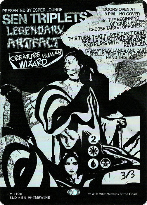 Sen Triplets - Borderless - Full Art - Legendary (Foil)