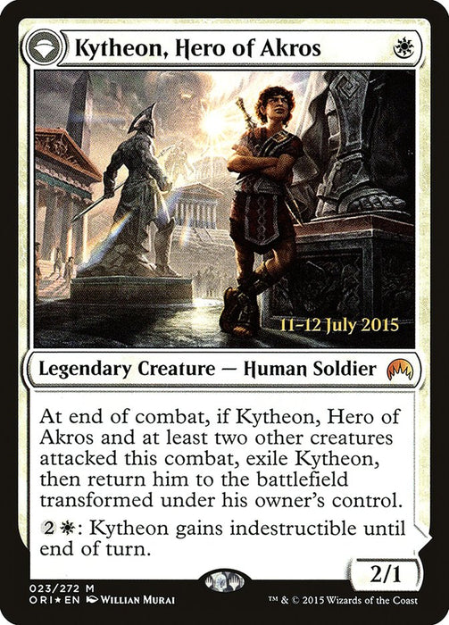 Kytheon, Hero of Akros // Gideon, Battle-Forged  - Originpwdfc (Foil)
