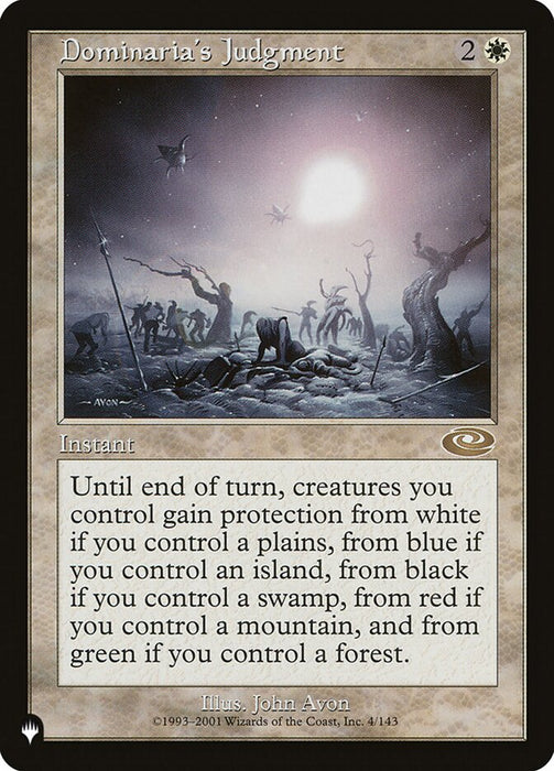 Dominaria's Judgment - Retro Frame
