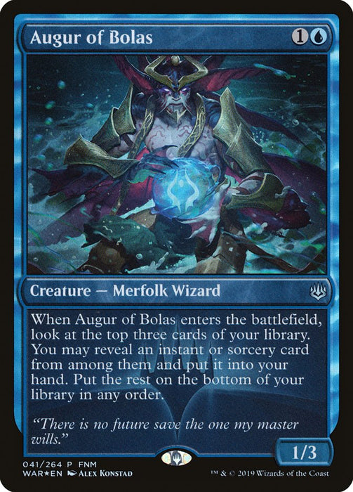 Augur of Bolas  - Inverted (Foil)