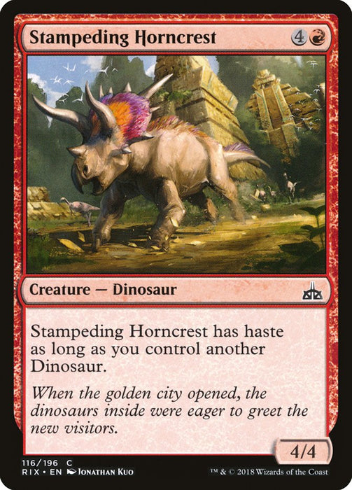Stampeding Horncrest  (Foil)