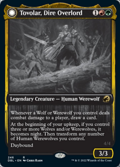 Tovolar, Dire Overlord // Tovolar, the Midnight Scourge  - Legendary - Inverted (Foil)