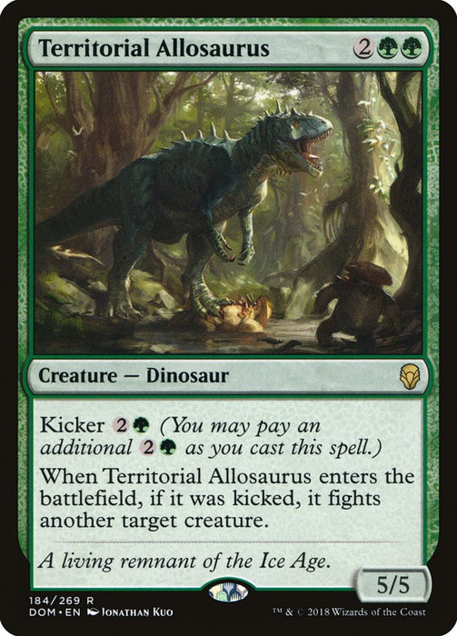 Territorial Allosaurus  (Foil)