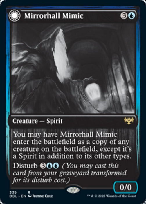 Mirrorhall Mimic // Ghastly Mimicry  - Inverted (Foil)