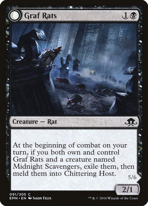 Graf Rats // Chittering Host  - Mooneldrazidfc (Foil)
