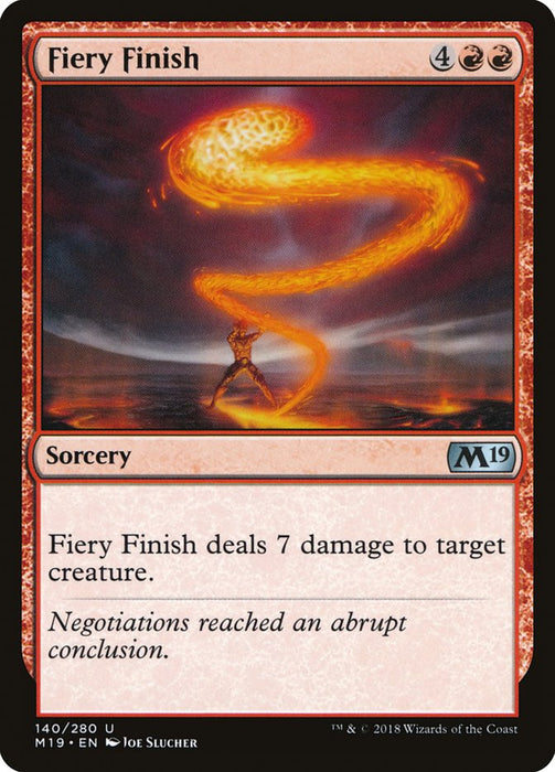 Fiery Finish  (Foil)
