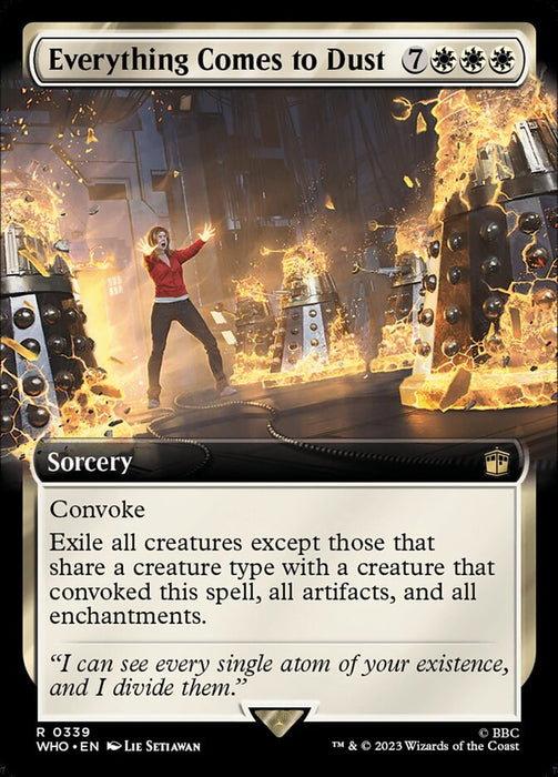 Everything Comes to Dust - Extended Art (Foil)