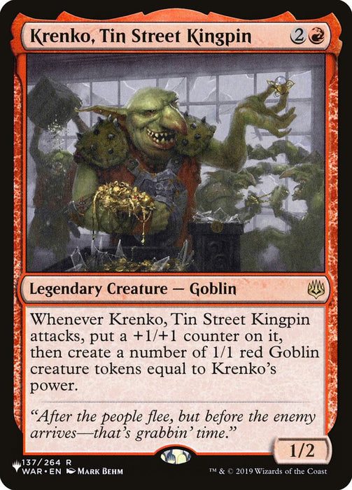 Krenko, Tin Street Kingpin - Legendary