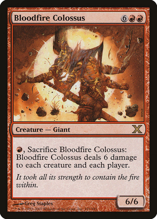 Bloodfire Colossus  (Foil)