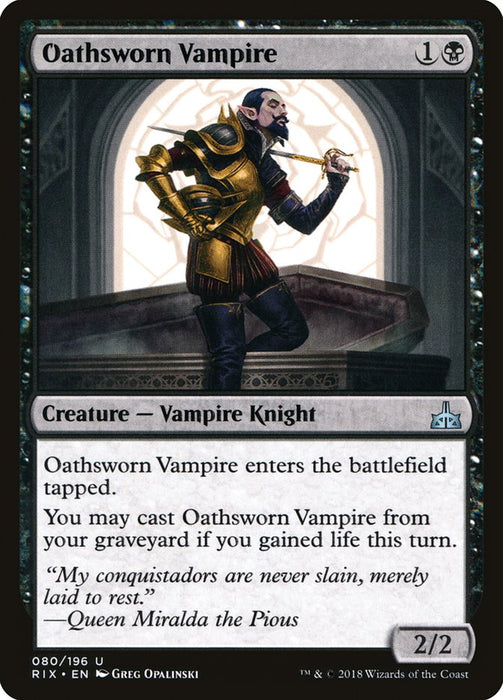 Oathsworn Vampire  (Foil)