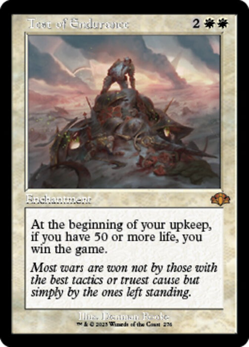 Test of Endurance - Retro Frame (Foil)