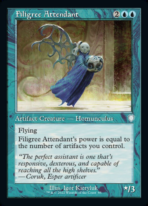 Filigree Attendant - Retro Frame