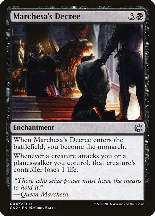 Marchesa's Decree  (Foil)