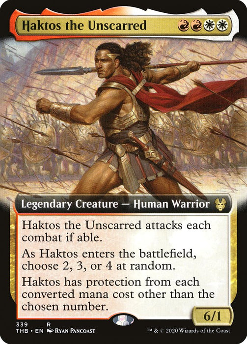 Haktos the Unscarred  - Legendary - Extended Art (Foil)