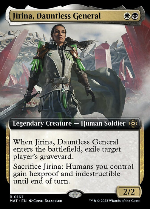Jirina, Dauntless General - Legendary- Extended Art (Foil)