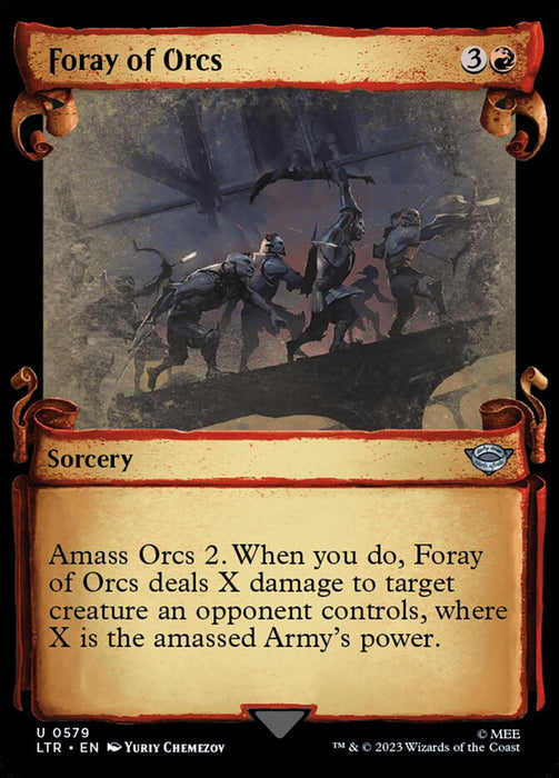 Foray of Orcs - Showcase (Foil)