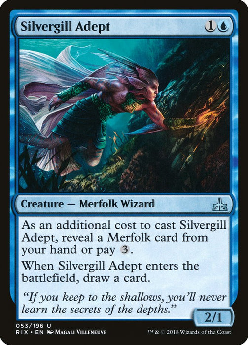 Silvergill Adept  (Foil)
