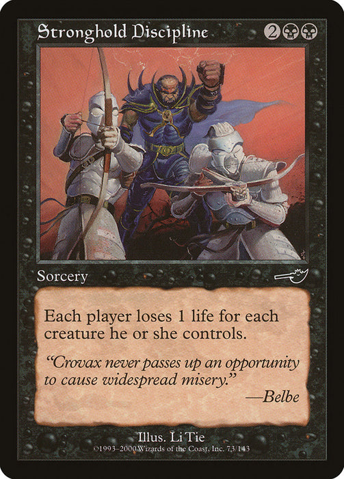 Stronghold Discipline  (Foil)