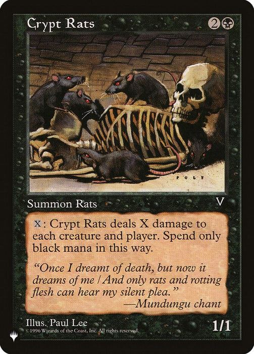 Crypt Rats - Retro Frame