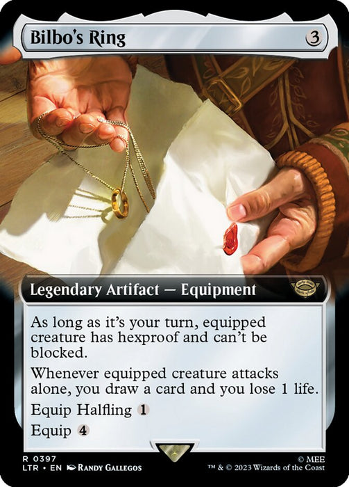 Bilbo's Ring - Legendary- Extended Art