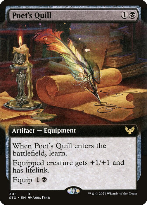 Poet's Quill  - Extended Art (Foil)