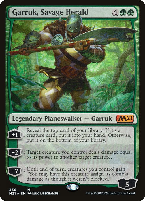 Garruk, Savage Herald  (Foil)