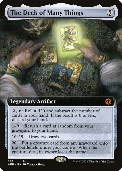 The Deck of Many Things  - Legendary - Extended Art (Foil)