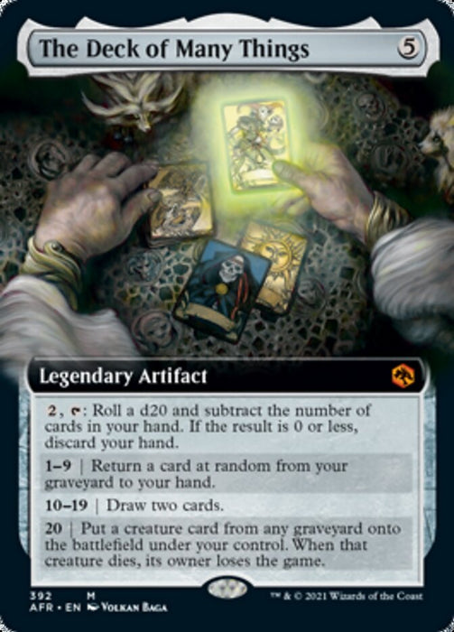 The Deck of Many Things  - Legendary - Extended Art