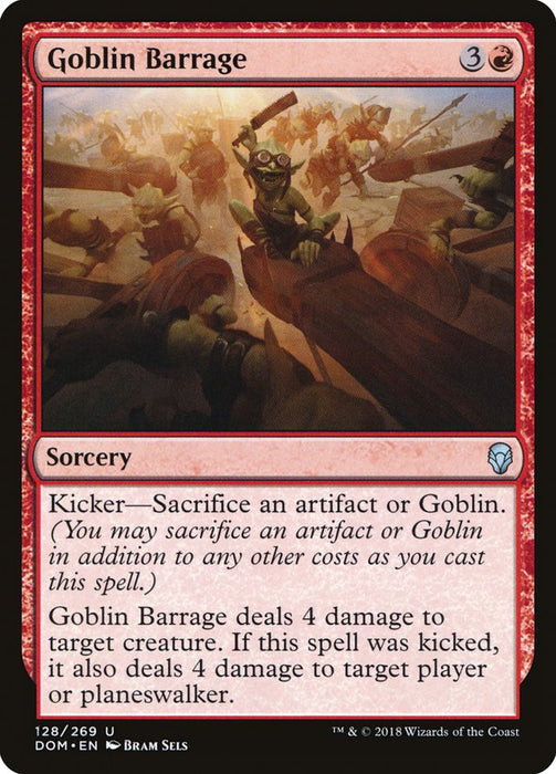 Goblin Barrage  (Foil)