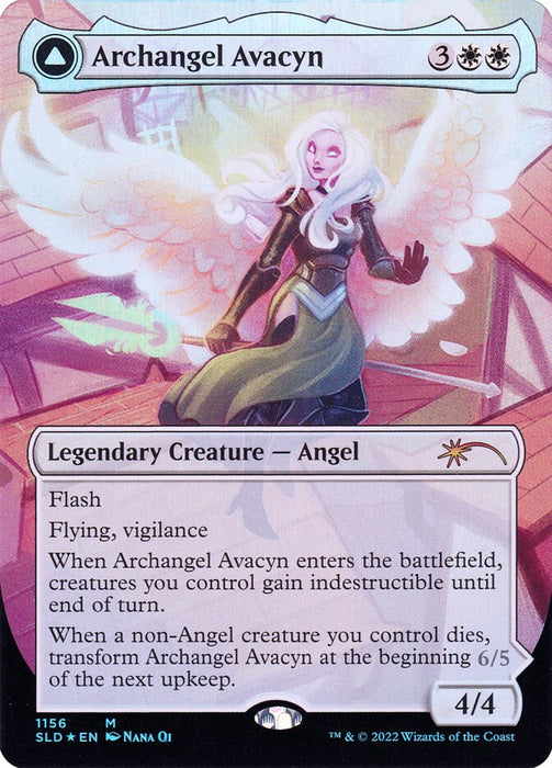 Archangel Avacyn // Avacyn, the Purifier - Borderless - Legendary (Foil)