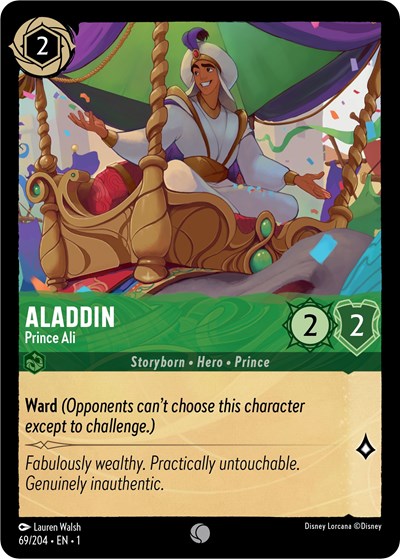 Aladdin - Prince Ali - Foil