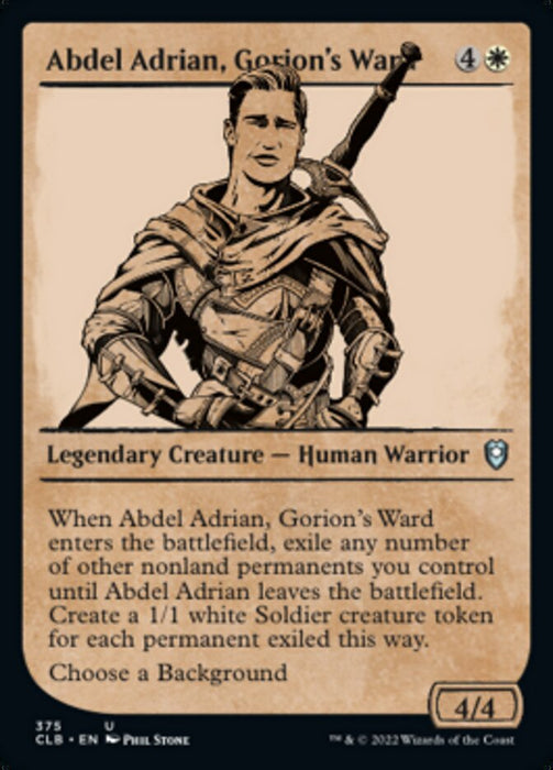 Abdel Adrian, Gorion's Ward  - Showcase - Legendary (Foil)