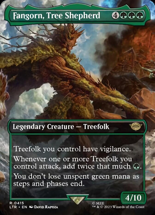 Fangorn, Tree Shepherd - Borderless - Legendary- Inverted (Foil)