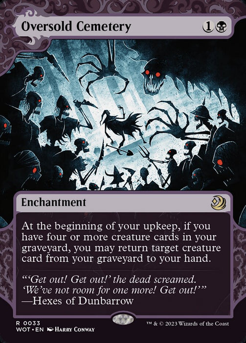 Oversold Cemetery - Borderless - Showcase (Foil)