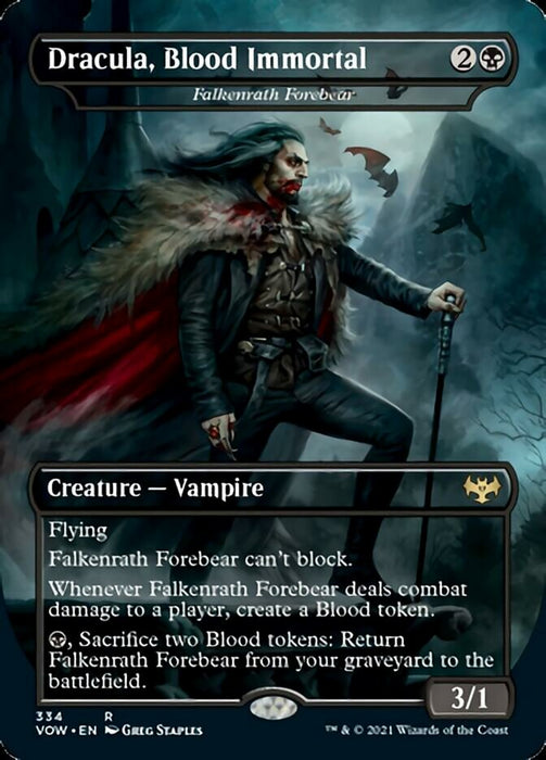Dracula, Blood Immortal - Falkenrath Forebear - Borderless